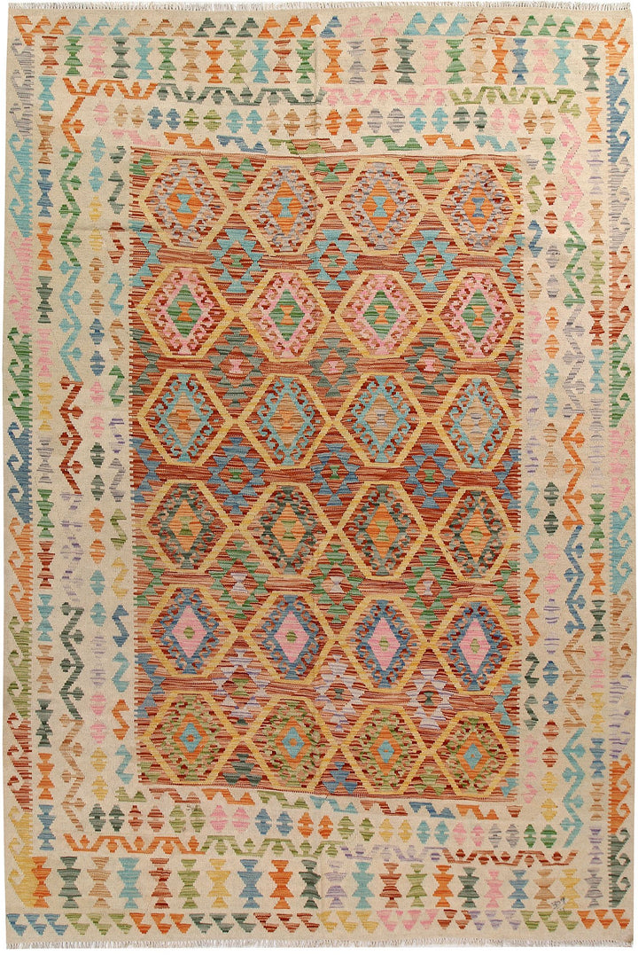 Kilim 6' 8 x 9' 11 - No. 58355 - ALRUG Rug Store