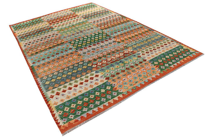 Kilim 6' 8 x 9' 11 - No. 58356 - ALRUG Rug Store