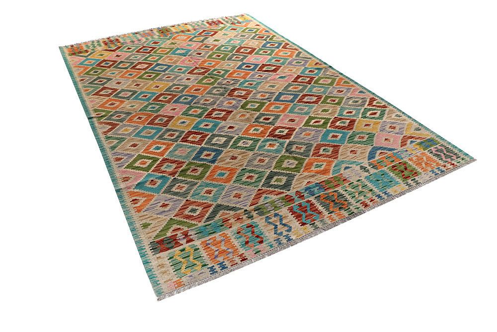 Kilim 6' 5 x 9' 8 - No. 58357 - ALRUG Rug Store