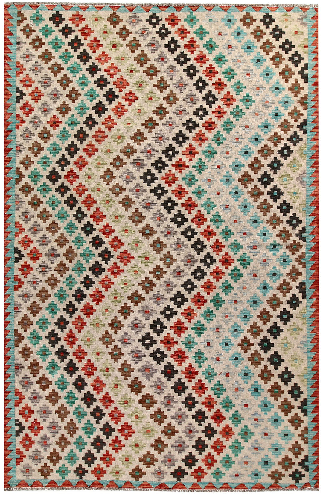 Kilim 6' 6 x 9' 10 - No. 58364 - ALRUG Rug Store