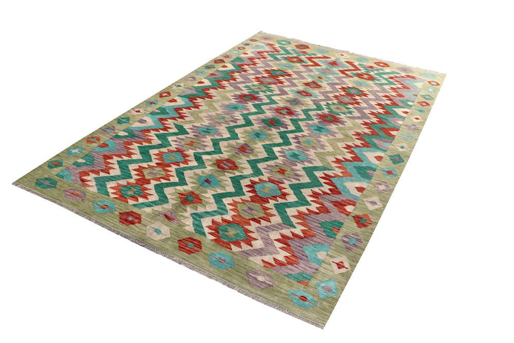 Kilim 6' 3 x 9' 7 - No. 58367 - ALRUG Rug Store