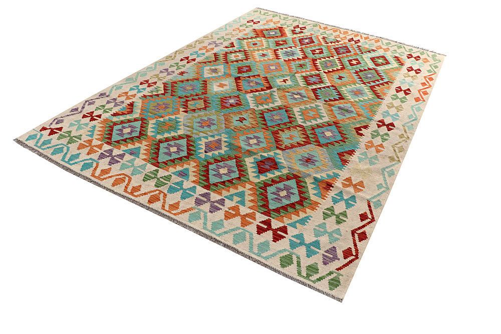 Kilim 6' 6 x 9' 5 - No. 58371 - ALRUG Rug Store
