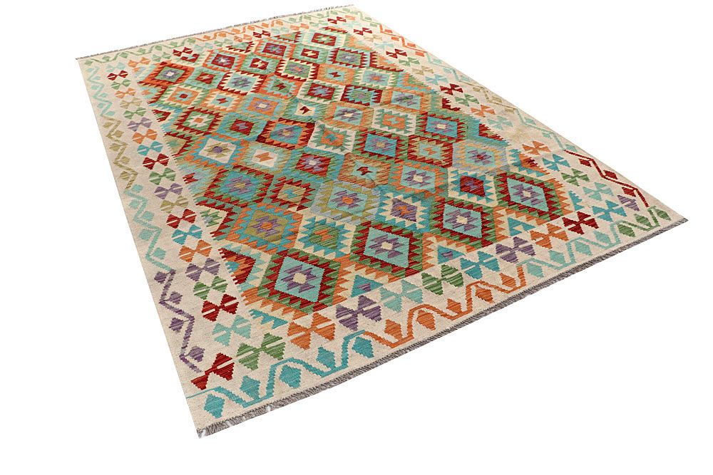 Kilim 6' 6 x 9' 5 - No. 58371 - ALRUG Rug Store