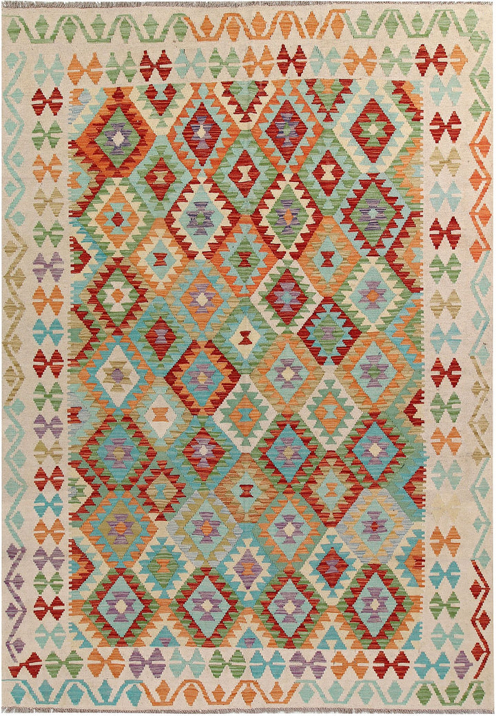 Kilim 6' 6 x 9' 5 - No. 58371 - ALRUG Rug Store