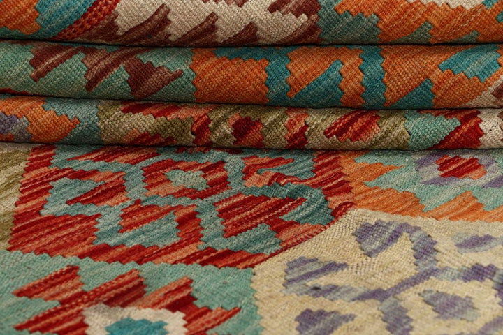 Kilim 6' 10 x 9' 8 - No. 58373 - ALRUG Rug Store