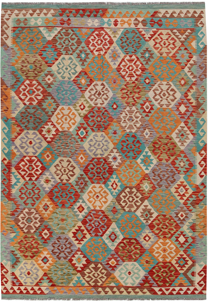 Kilim 6' 10 x 9' 8 - No. 58373 - ALRUG Rug Store