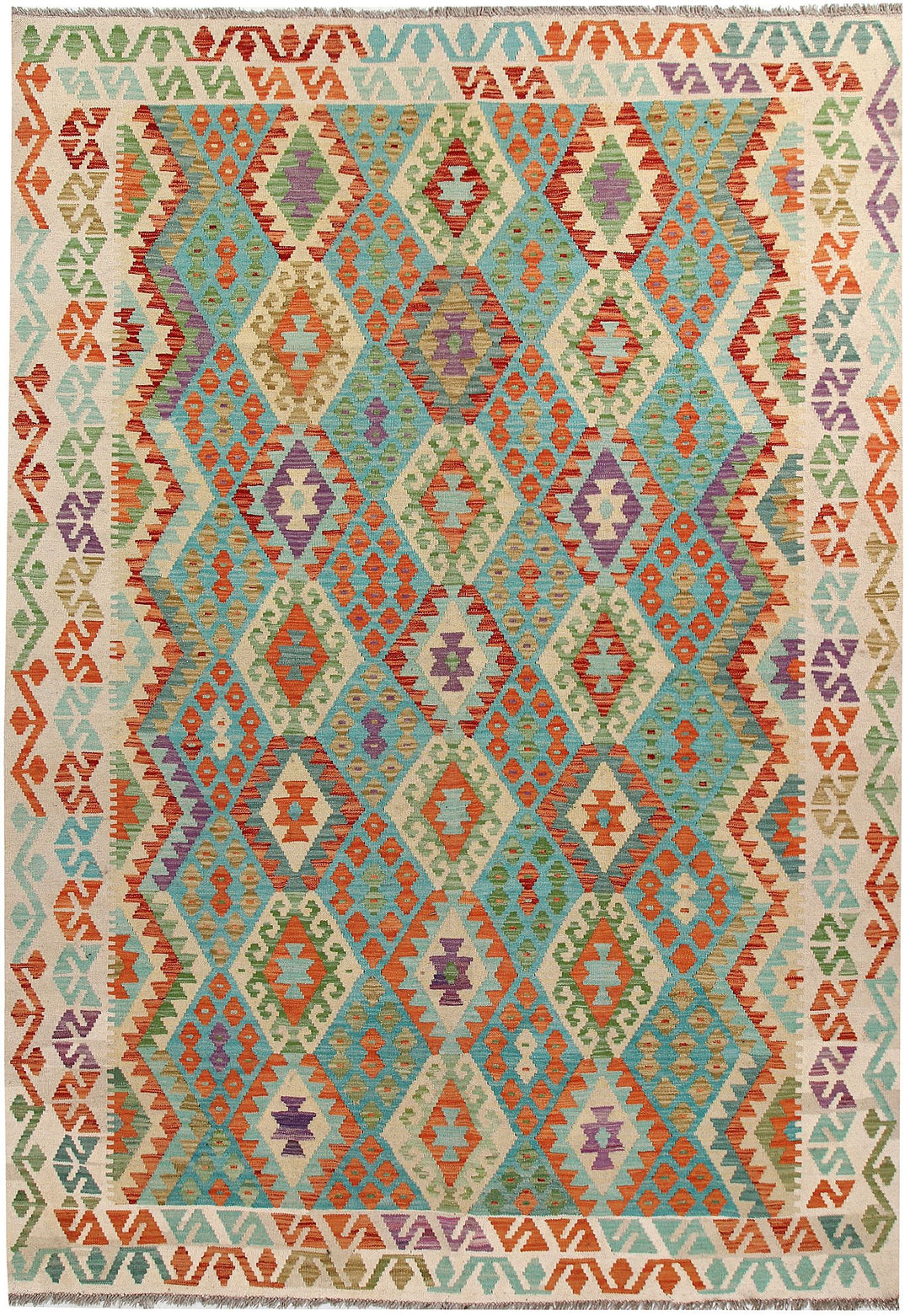 Kilim 6' 9 x 9' 9 - No. 58374 - ALRUG Rug Store