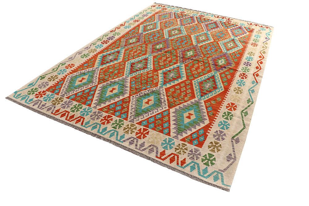 Kilim 6' 8 x 9' 8 - No. 58375 - ALRUG Rug Store