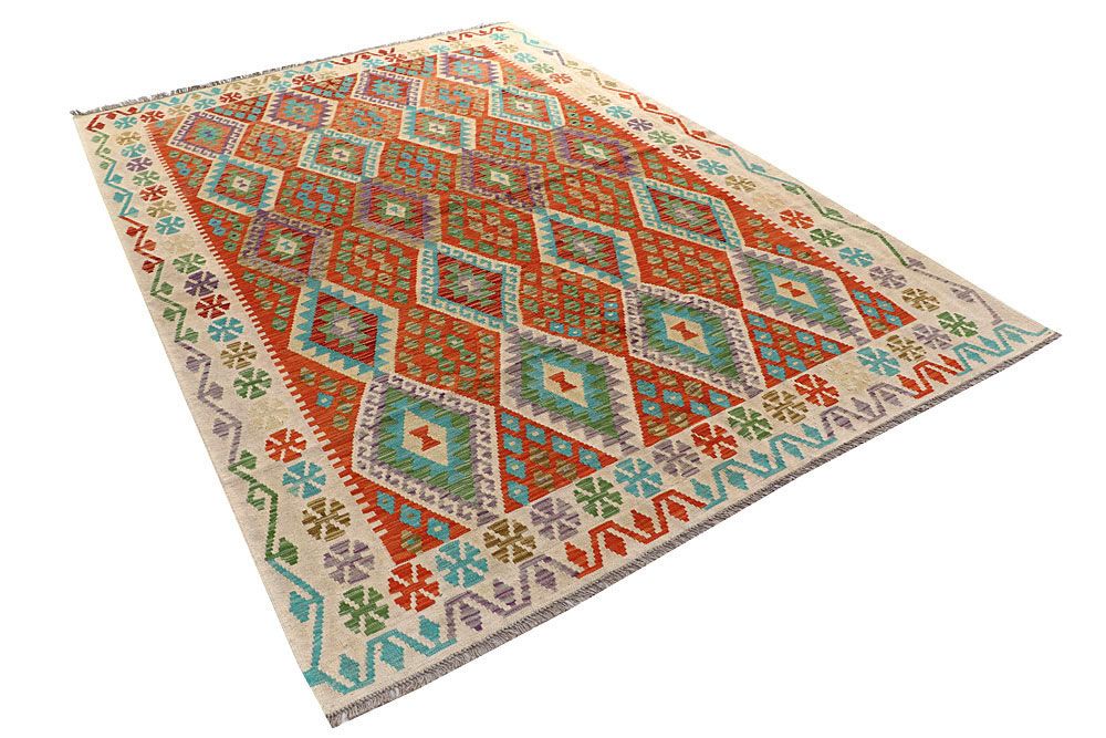 Kilim 6' 8 x 9' 8 - No. 58375 - ALRUG Rug Store