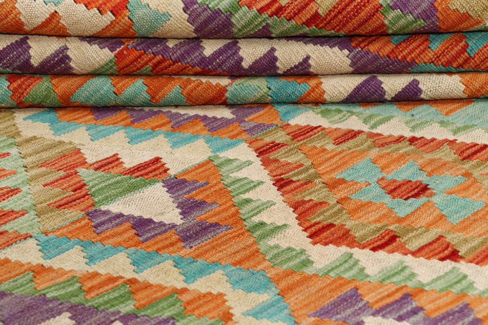 Kilim 6' 8 x 9' 9 - No. 58376 - ALRUG Rug Store