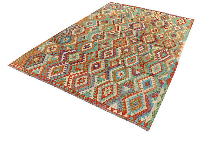 Kilim 6' 8 x 9' 9 - No. 58376 - ALRUG Rug Store