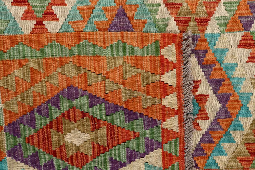 Kilim 6' 8 x 9' 9 - No. 58376 - ALRUG Rug Store