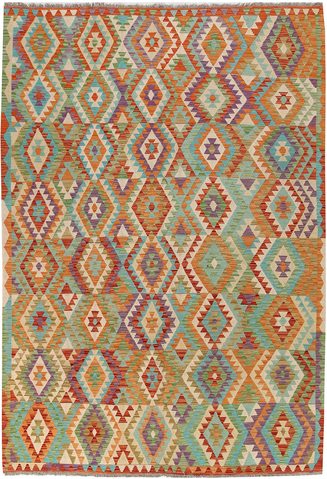 Kilim 6' 8 x 9' 9 - No. 58376 - ALRUG Rug Store