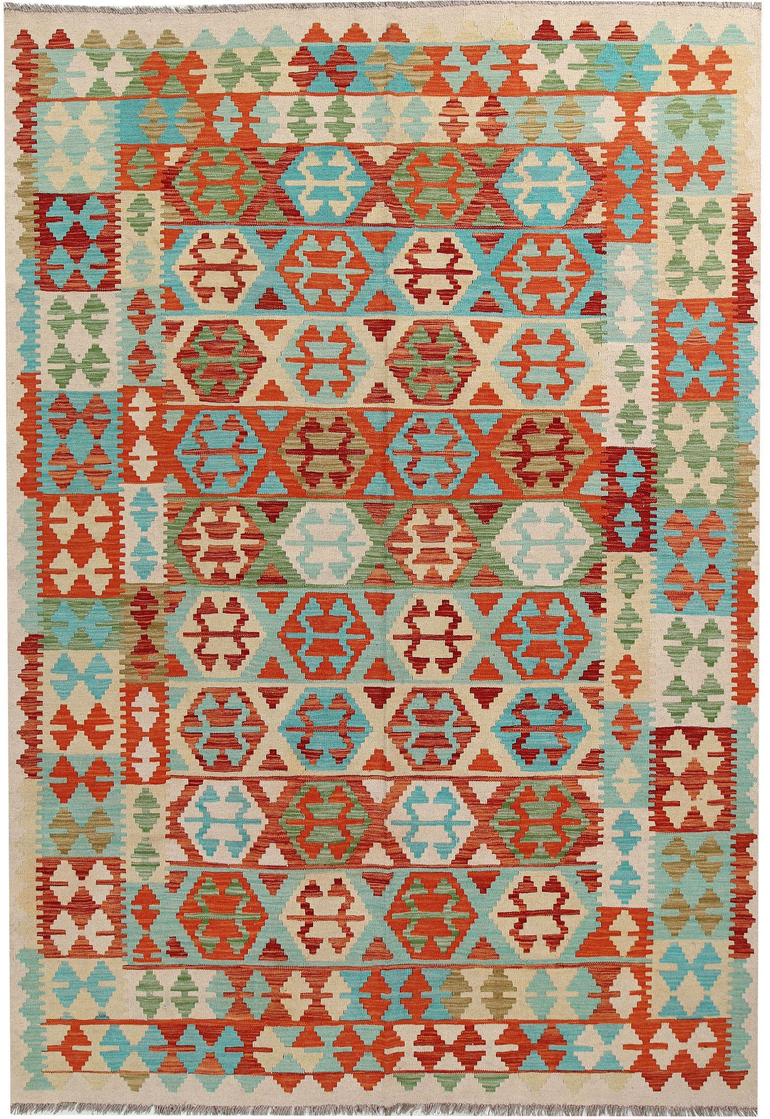 Kilim 6' 8 x 9' 7 - No. 58377 - ALRUG Rug Store