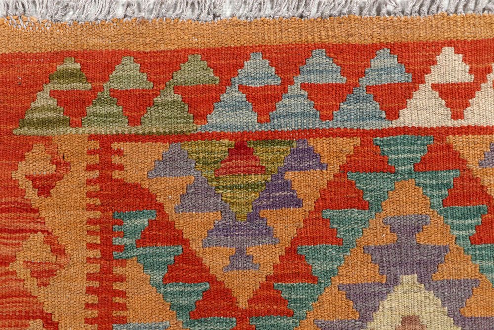 Multi Colored Kilim 2' 9 x 12' 11 - No. 58379 - ALRUG Rug Store