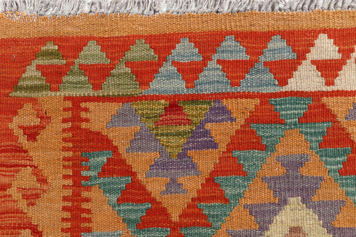 Multi Colored Kilim 2' 9 x 12' 11 - No. 58379 - ALRUG Rug Store