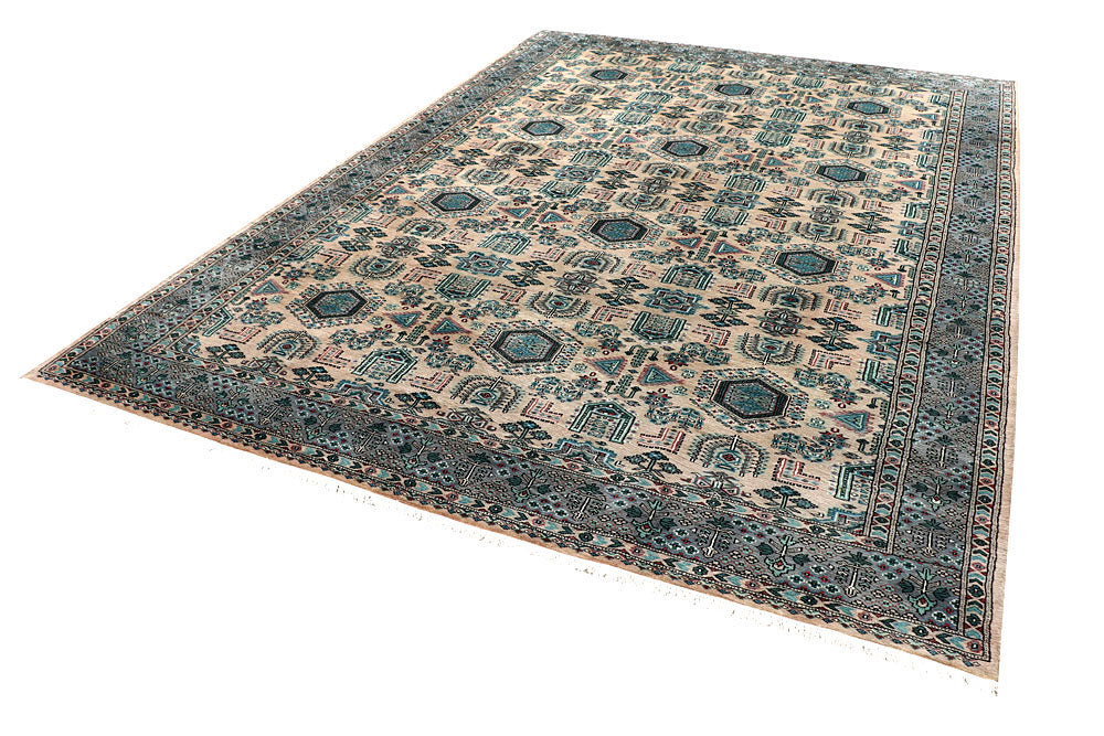 Blanched Almond Caucasian 7' 10 x 11' - No. 58399 - ALRUG Rug Store