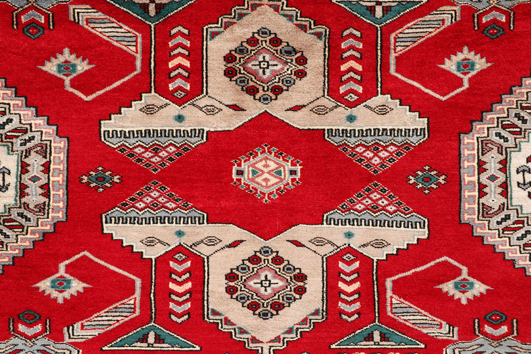 Red Caucasian 8'  1" x 9'  10" - No. QA71675