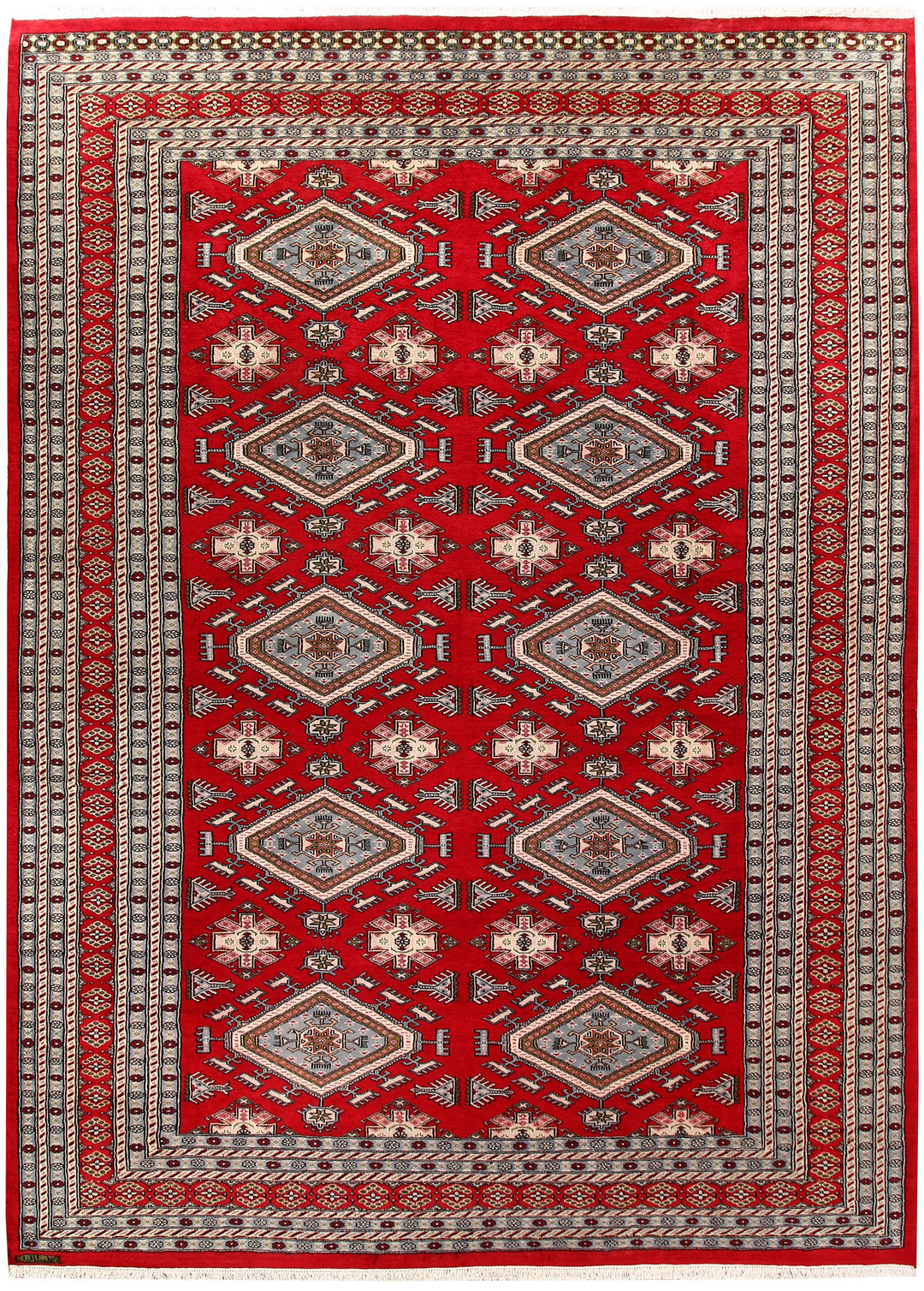 Firebrick Caucasian 7' 11 x 10' 11 - No. 58464 - ALRUG Rug Store