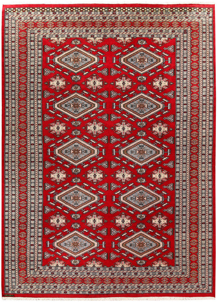 Firebrick Caucasian 7' 11 x 10' 11 - No. 58464 - ALRUG Rug Store