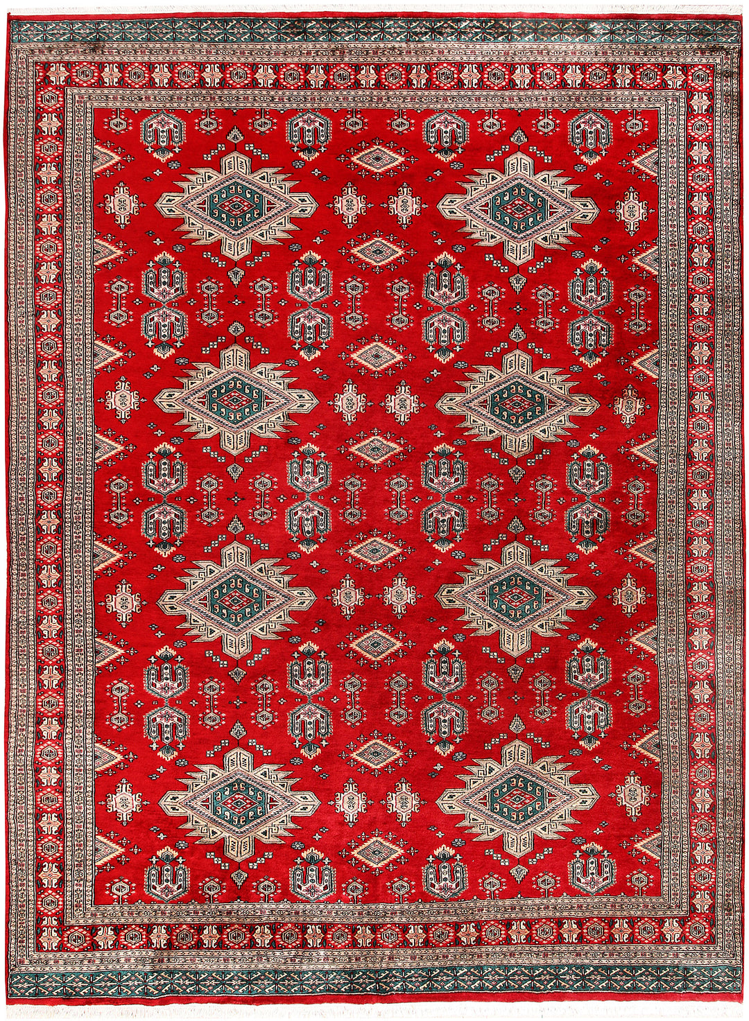 Firebrick Caucasian 7' 11 x 10' 8 - No. 58488 - ALRUG Rug Store