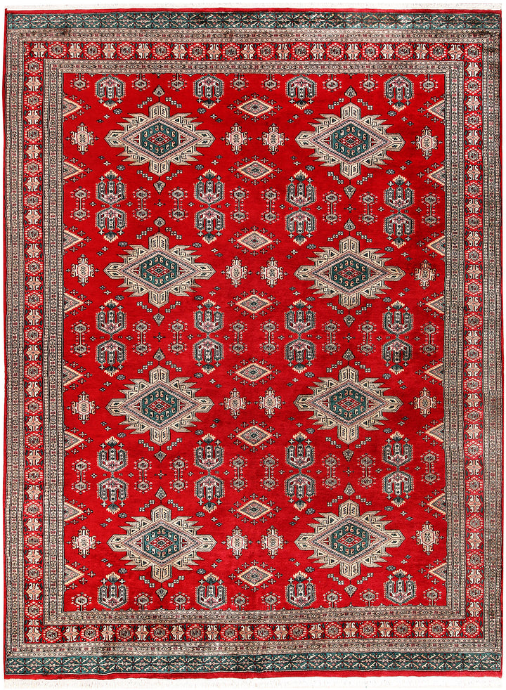 Firebrick Caucasian 7' 11 x 10' 8 - No. 58488 - ALRUG Rug Store