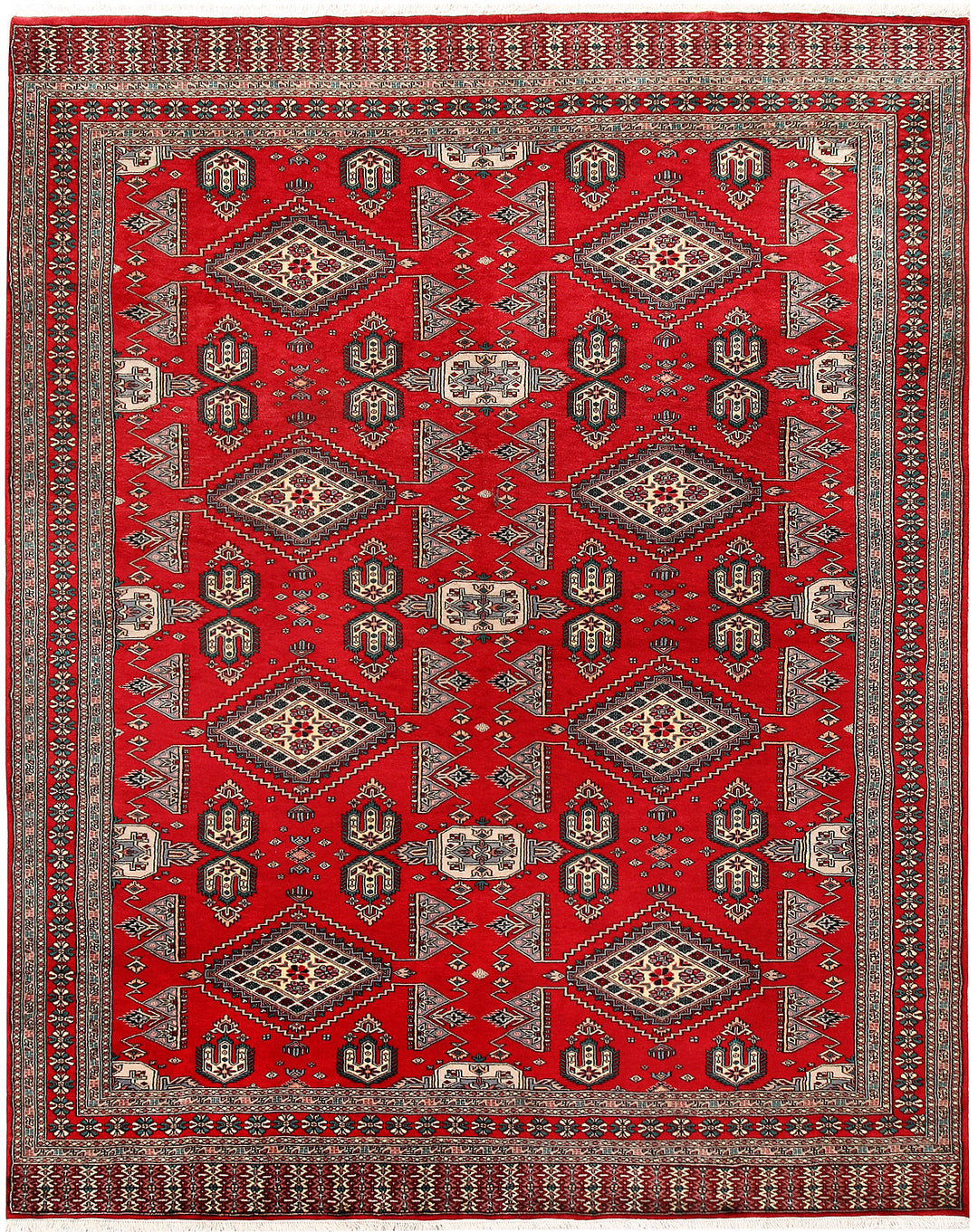 Firebrick Caucasian 7' 11 x 9' 11 - No. 58501 - ALRUG Rug Store
