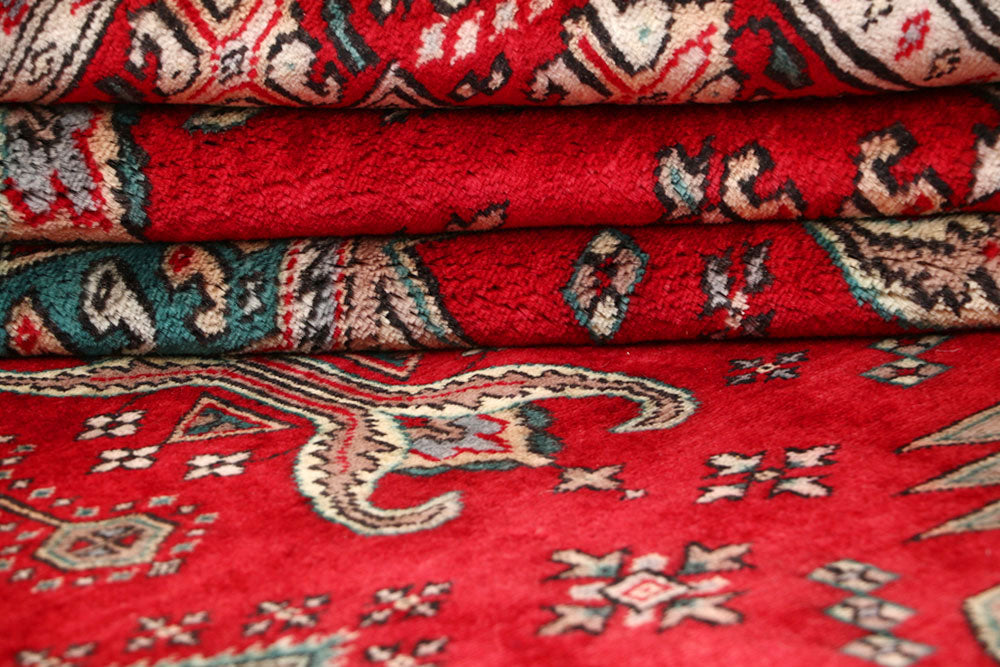 Firebrick Caucasian 8' 2 x 10' 3 - No. 58506 - ALRUG Rug Store