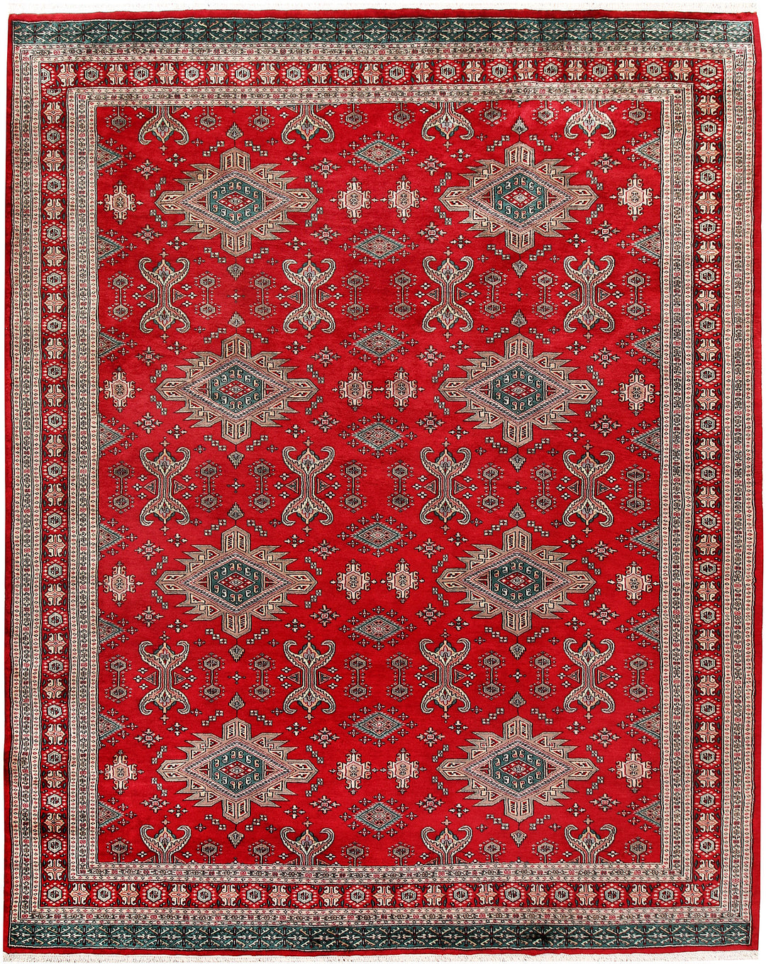 Firebrick Caucasian 8' 2 x 10' 3 - No. 58506 - ALRUG Rug Store