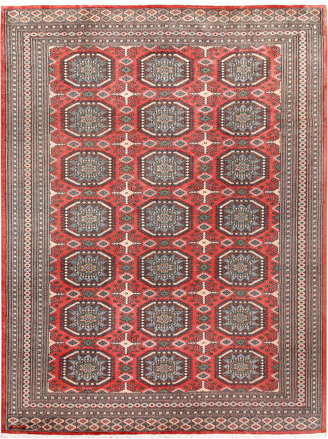 Indian Red Caucasian 8' 4 x 11' - No. 58511 - ALRUG Rug Store