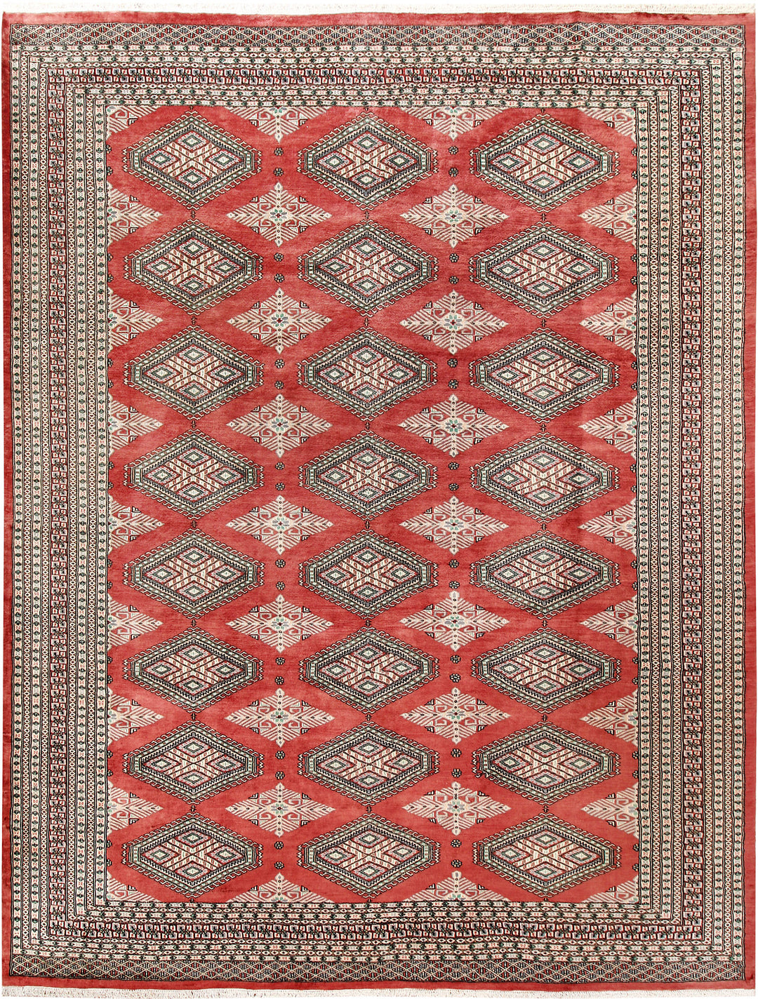 Indian Red Caucasian 8' 3 x 10' 9 - No. 58512 - ALRUG Rug Store