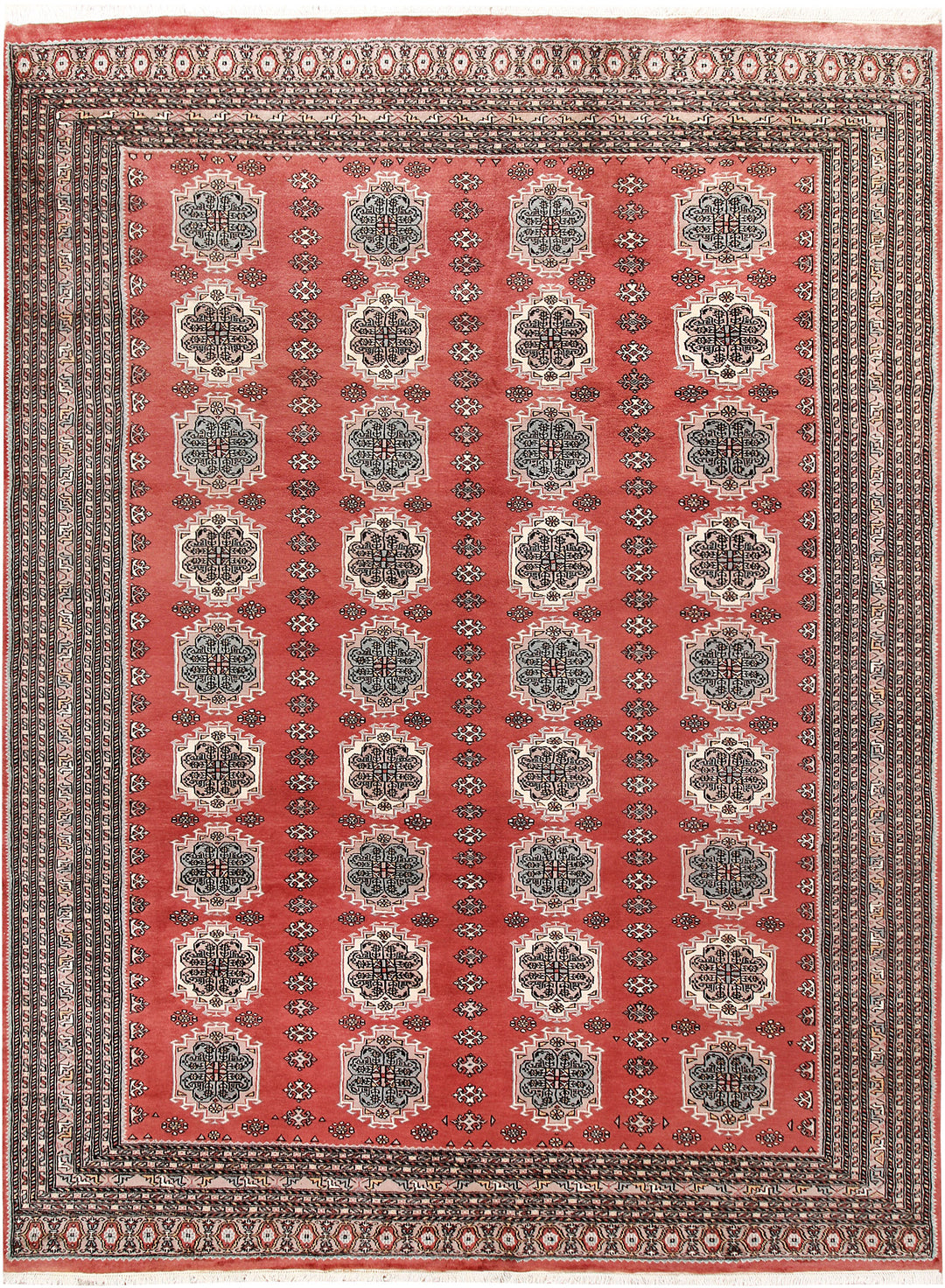 Indian Red Caucasian 8' 3 x 11' 1 - No. 58513 - ALRUG Rug Store