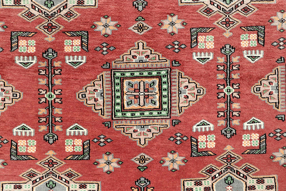 Indian Red Caucasian 8' 3 x 10' 10 - No. 58514 - ALRUG Rug Store
