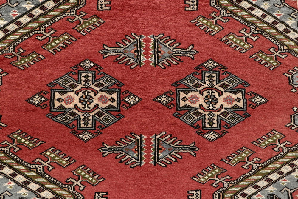 Indian Red Caucasian 8' x 11' 4 - No. 58519 - ALRUG Rug Store