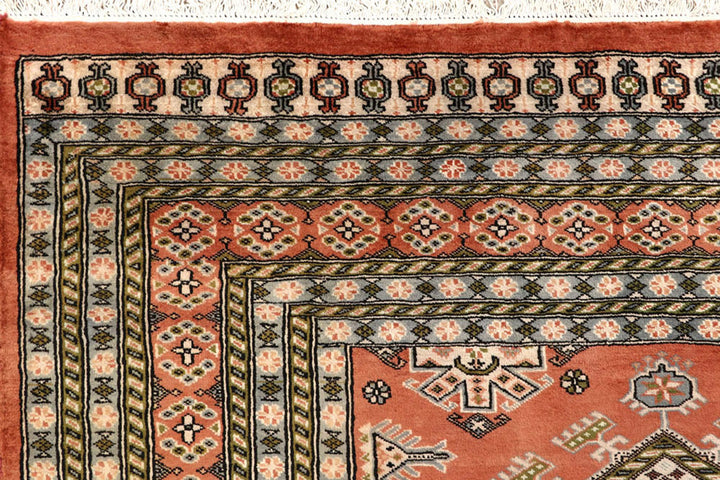 Dark Salmon Caucasian 8'  1" x 10'  9" - No. QA66354