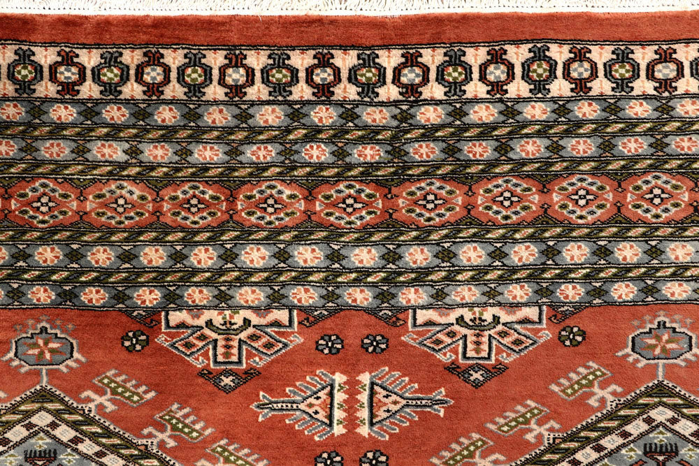 Dark Salmon Caucasian 8' 1 x 10' 9 - No. 58520 - ALRUG Rug Store