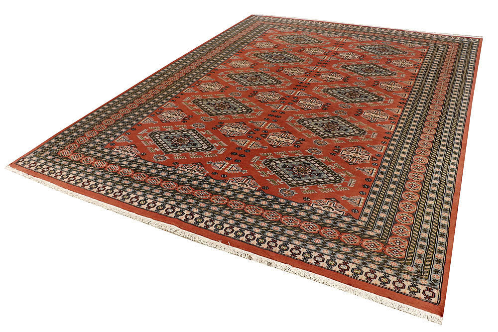 Dark Salmon Caucasian 8' 1 x 10' 9 - No. 58520 - ALRUG Rug Store