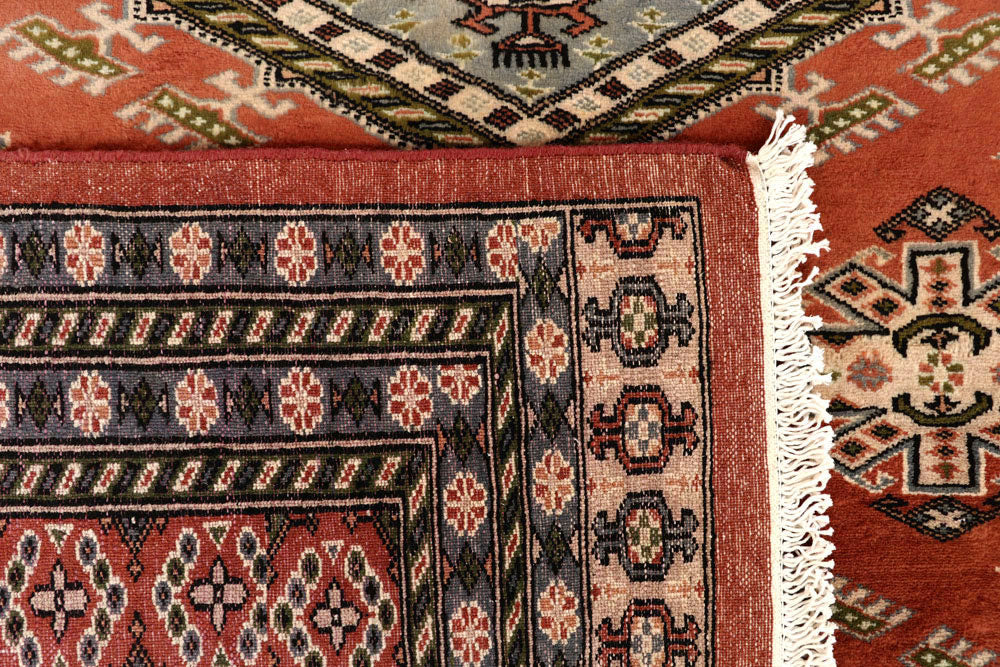 Dark Salmon Caucasian 8' 1 x 10' 9 - No. 58520 - ALRUG Rug Store