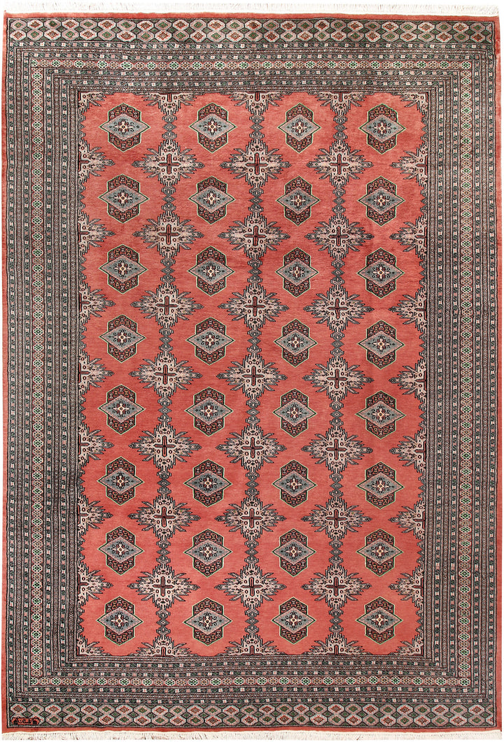 Salmon Caucasian 8' x 11' 5 - No. 58521 - ALRUG Rug Store
