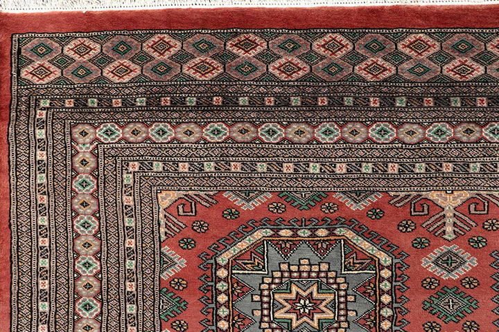 Indian Red Caucasian 8'  2" x 11'  8" - No. QA57451