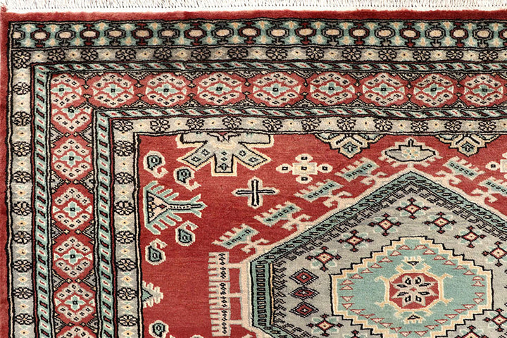 Indian Red Caucasian 8'  2" x 11'  4" - No. QA30259