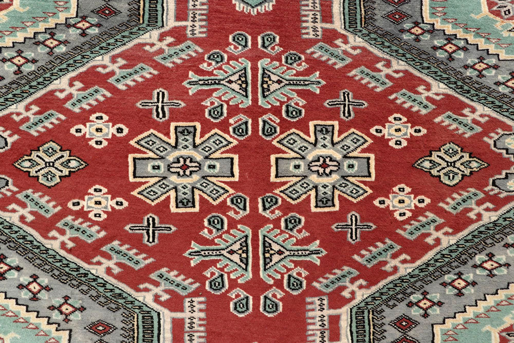 Indian Red Caucasian 8' 2 x 11' 4 - No. 58523 - ALRUG Rug Store