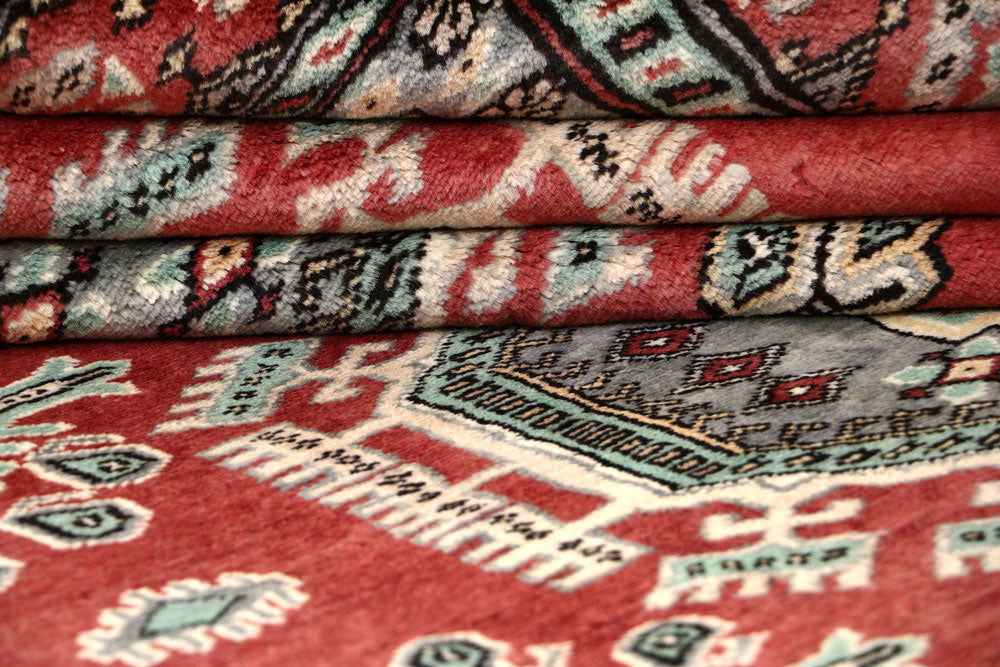 Indian Red Caucasian 8' 2 x 11' 4 - No. 58523 - ALRUG Rug Store