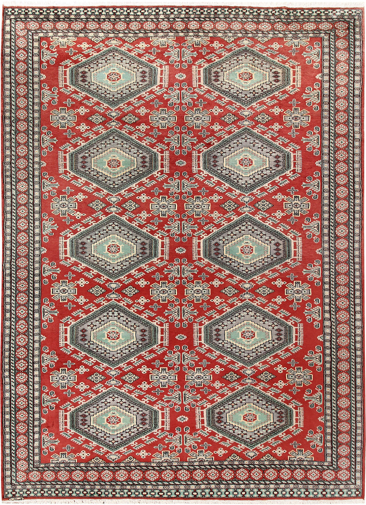 Indian Red Caucasian 8'  2" x 11'  4" - No. QA30259
