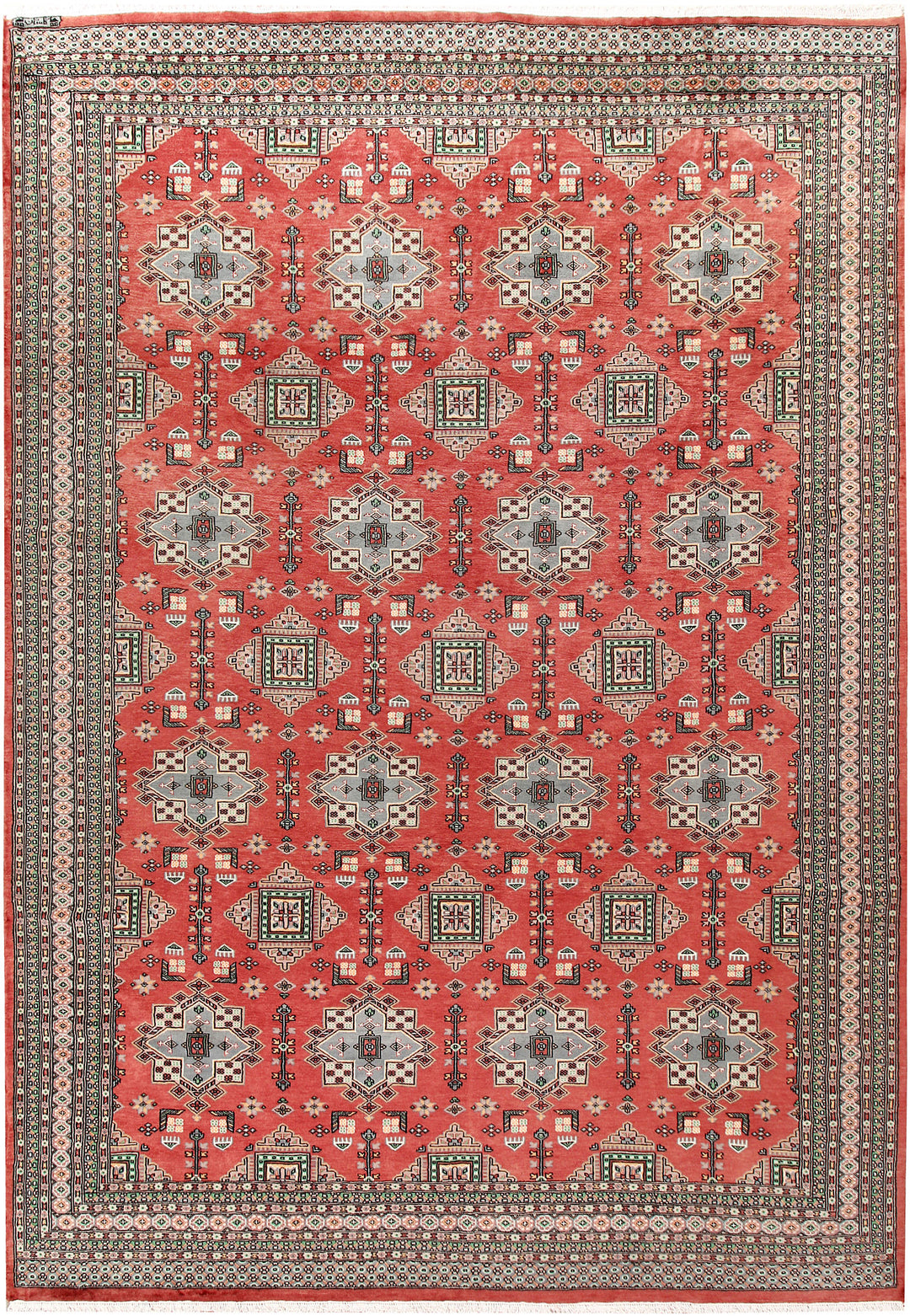 Indian Red Caucasian 8' 3 x 11' 8 - No. 58524 - ALRUG Rug Store
