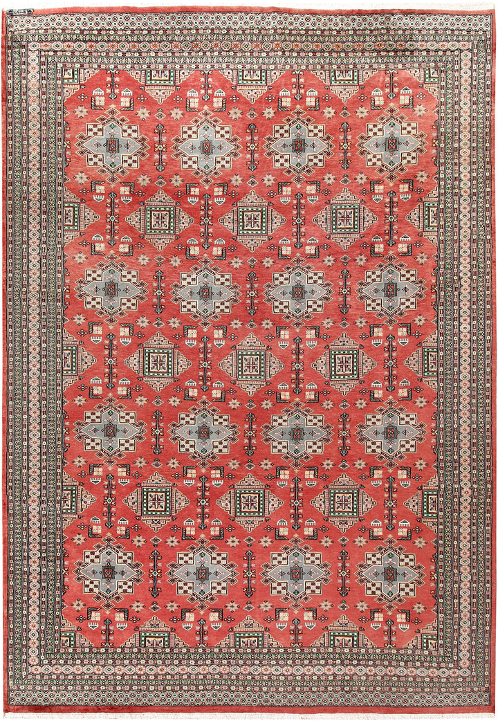 Indian Red Caucasian 8' 3 x 11' 8 - No. 58524 - ALRUG Rug Store
