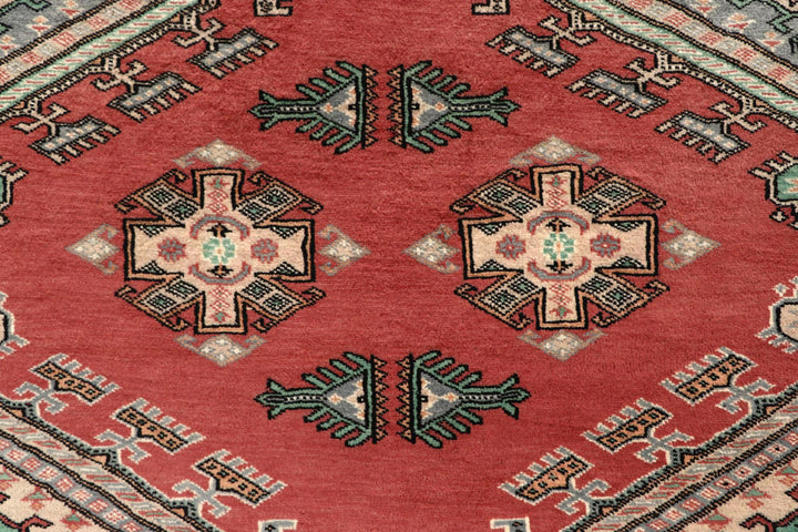 Indian Red Caucasian 8' 2 x 11' 3 - No. 58525 - ALRUG Rug Store