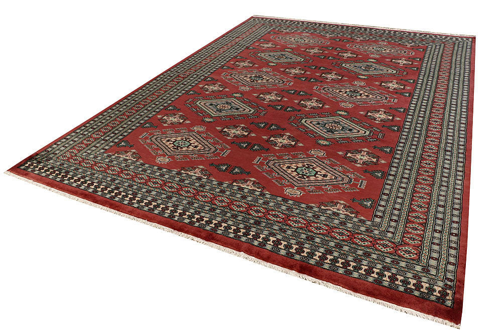 Indian Red Caucasian 8' 2 x 11' 3 - No. 58525 - ALRUG Rug Store