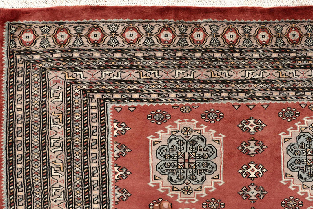 Indian Red Caucasian 8'  2" x 10'  9" - No. QA63791