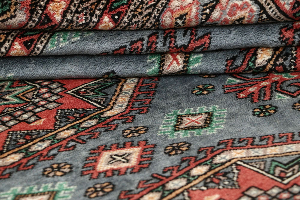 Light Slate Grey Caucasian 8' 2 x 11' 1 - No. 58533 - ALRUG Rug Store